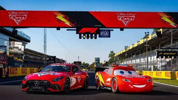 Rayo McQueen en la F1: la estrella de Cars debuta en el GP de Italia
