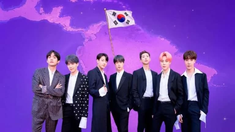 BTS ya está en Colombia y sus miembros recibidos como huéspedes de honor