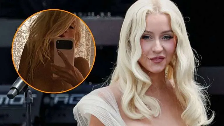 Christina Aguilera celebra Halloween posando desnuda en su bañera