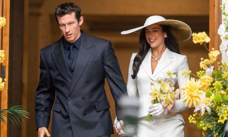 Dua Lipa y Callum Turner se casaron en Londres